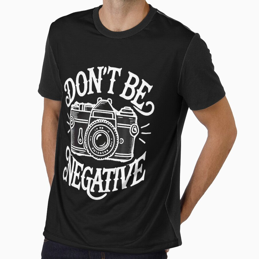 Don't Be Negative Film Photographer Joke Vintage Camera Meme by LavetaCatherine