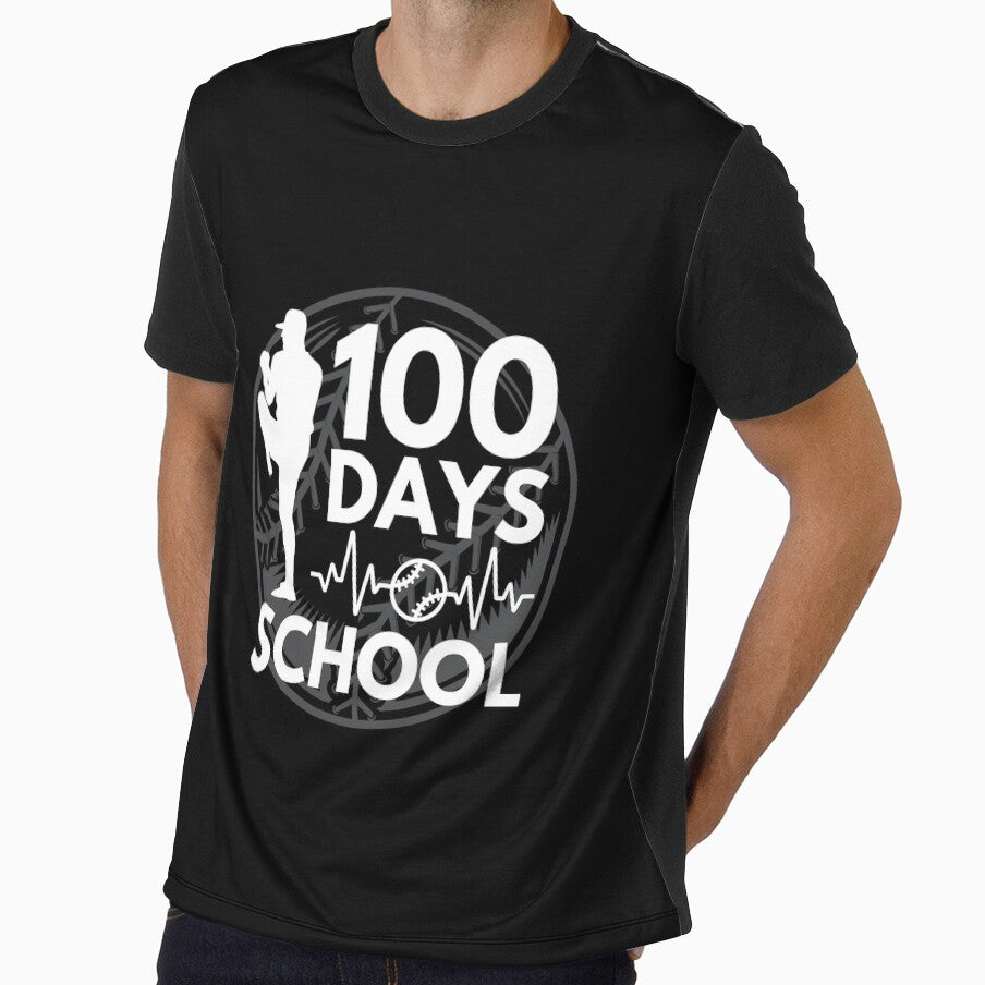 100 Days Of School Baseball Coach 100 Days Teacher And Kids by YoungESC