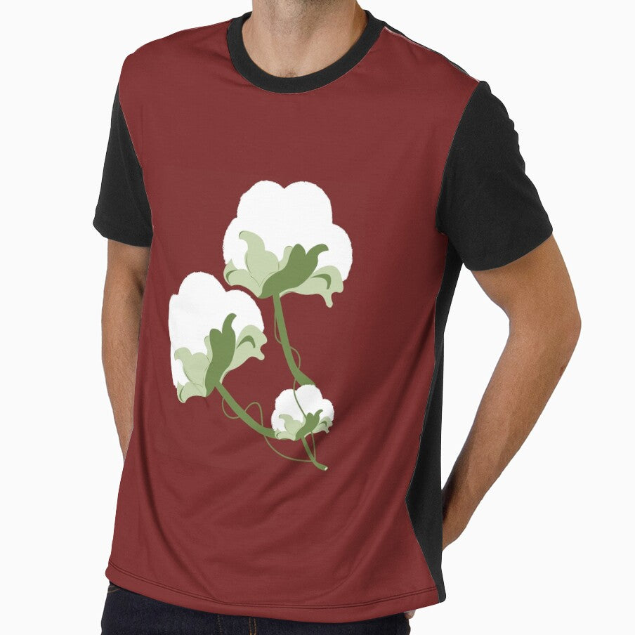 Cotton Flower Illustration by Namithaspanikar