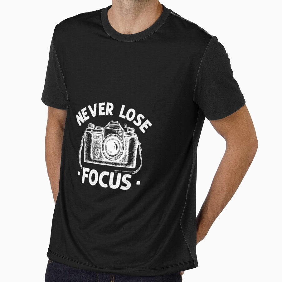 Never Lose Focus - Vintage Photographer Camera Lover by keviacevarya