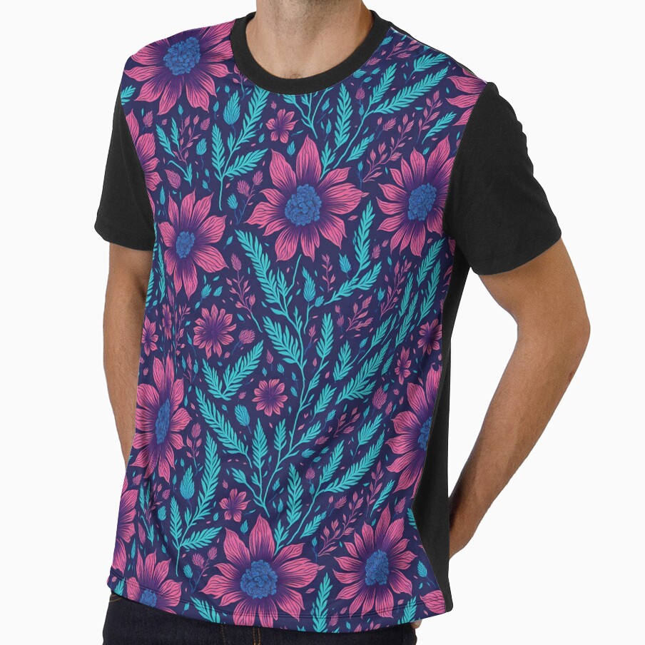 Neon flowers by AdamioDesign