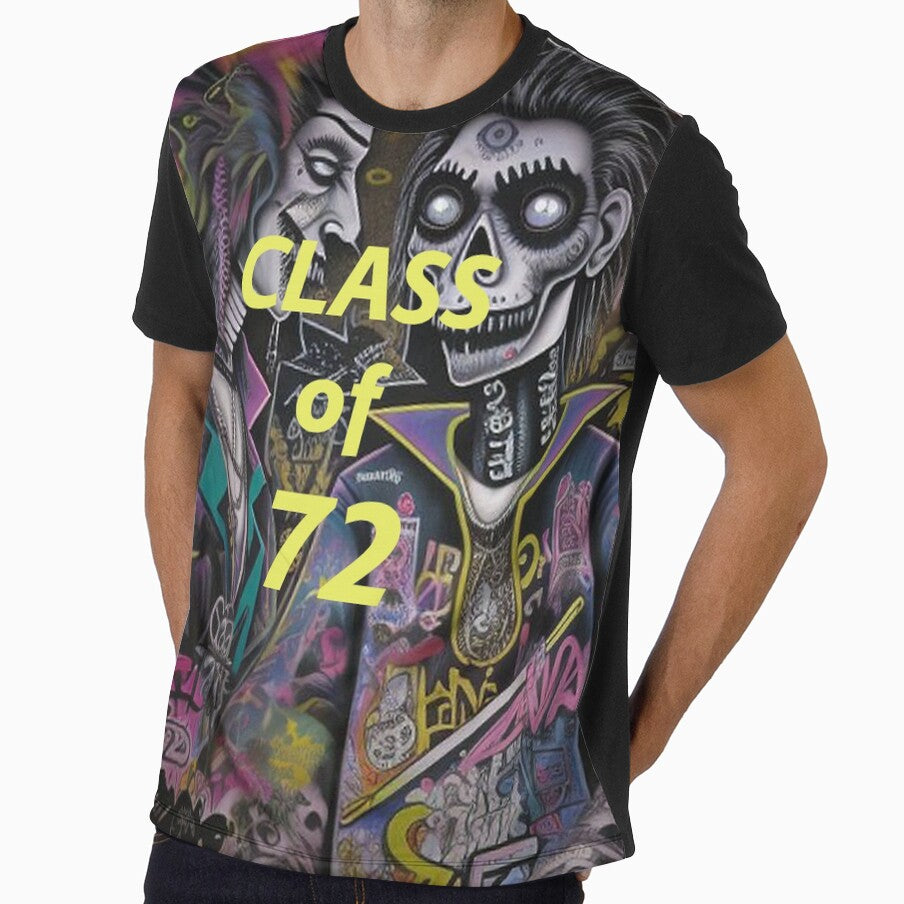 Class of 1972 Abstract Graffiti Art by TheDarkWardrobe