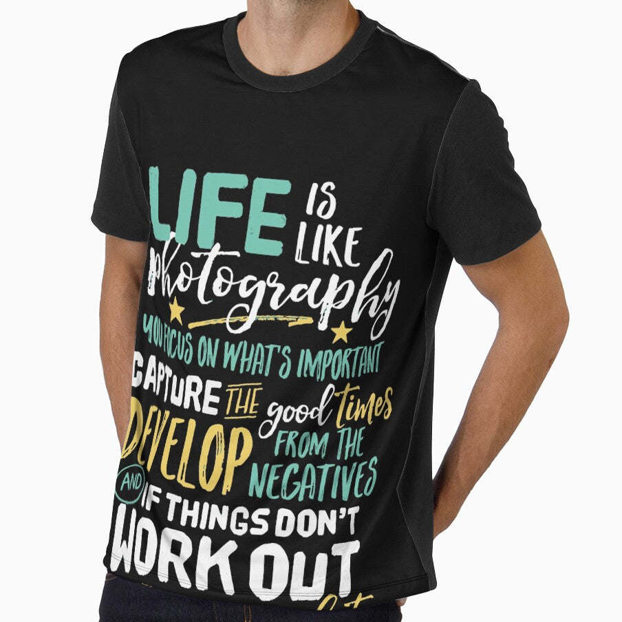 Inspirational Photographer Quote Life Is Like Photography by TobyLewis1592