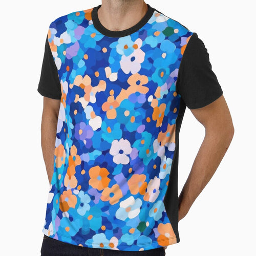 Abstract Vibrant Watercolor Flowers by giftedessence