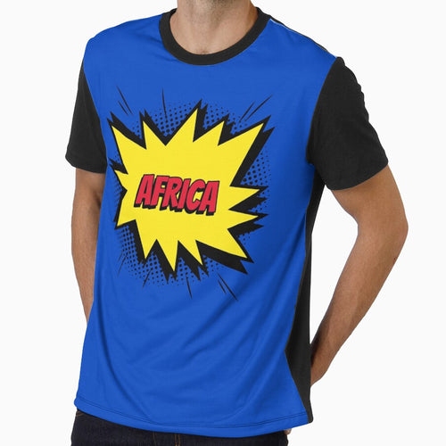 Africa comic kapow style artwork by CreatedbyJR