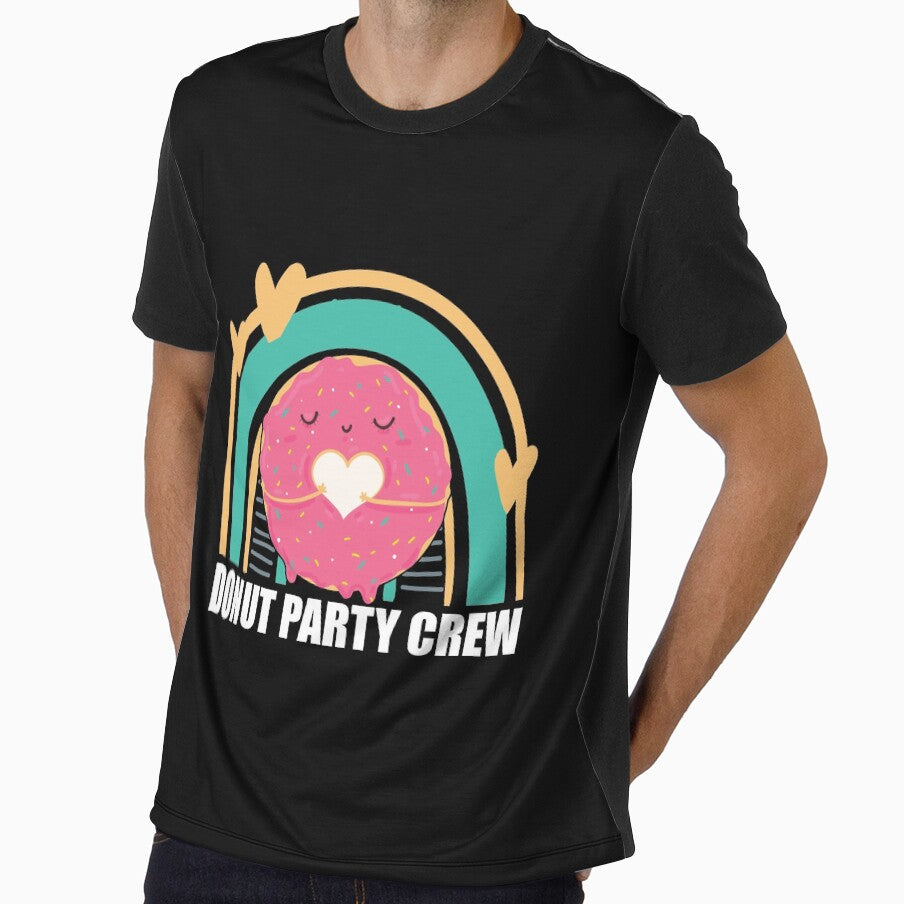 Funny Donut Party Crew Cool Doughnut Gift For Men Women by andregiftshopzz