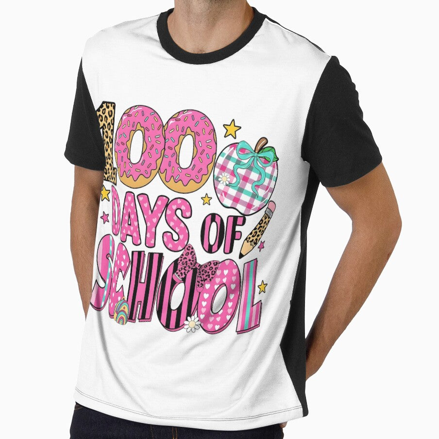 Preppy 100 Days Of School Teacher Girl by KroghDs