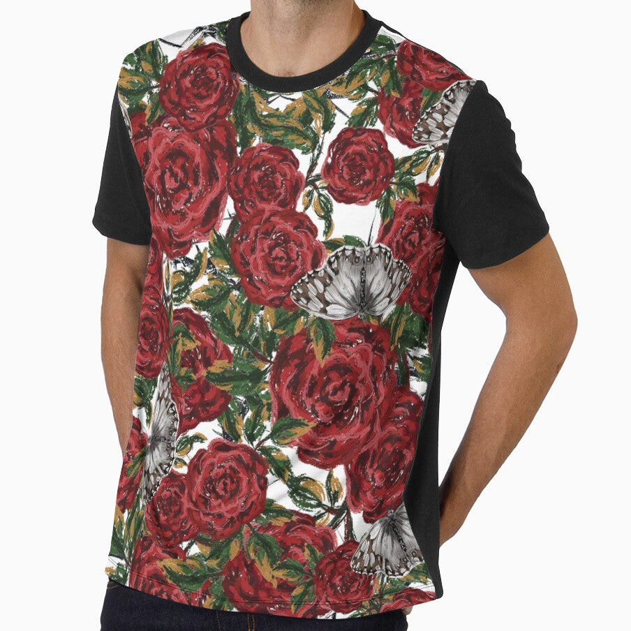 Butterflies and roses by MiyahDesign