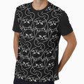 Cat Line Art Pattern by mrtraz
