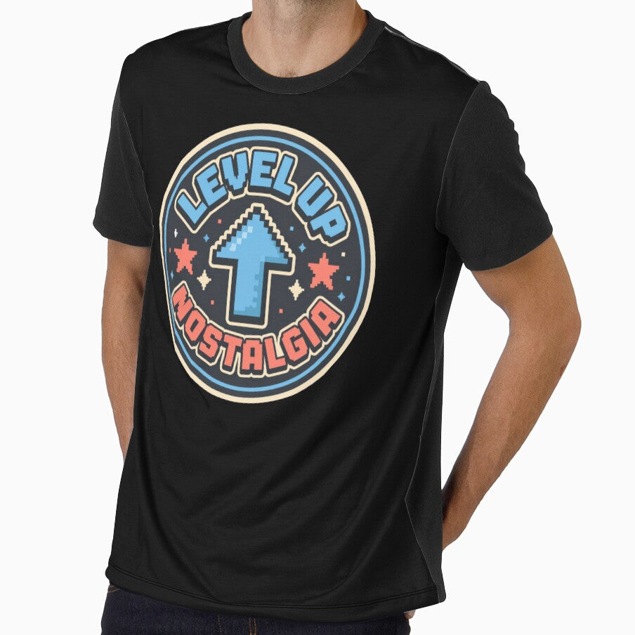 Level Up Nostalgia Retro Gaming by Sketchlegacy