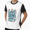 Love Grows Here - Whimsical and Heartwarming Design for Home and Gifts by harmzk90