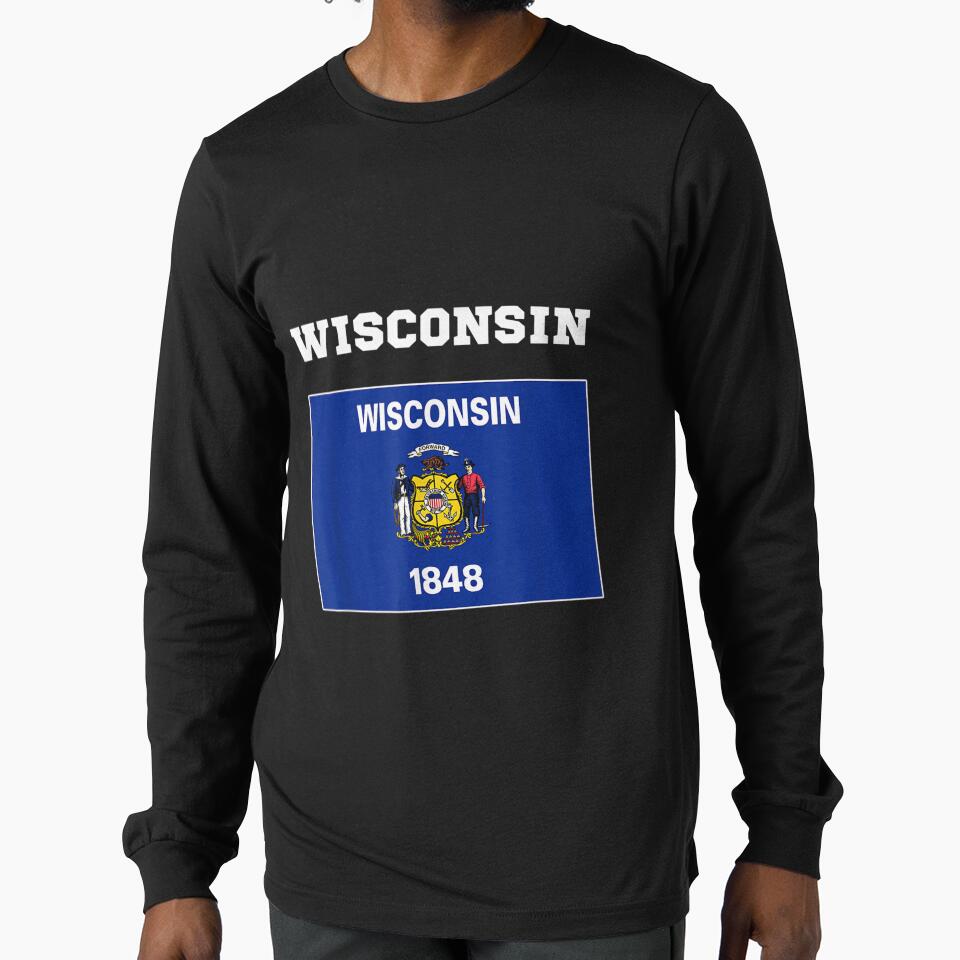 Wisconsin Flag Souvenir Gift by suzanso
