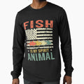 Vintage Fish Is My Spirit Animal American Flag by maudean