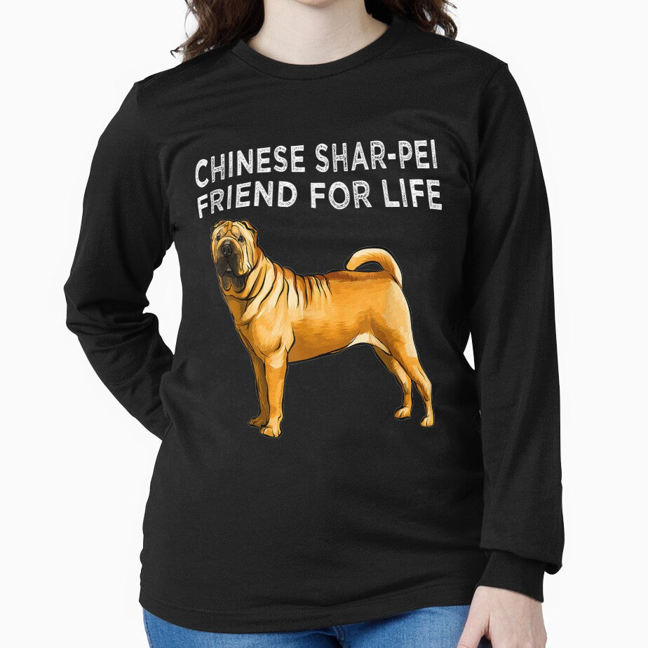 Chinese Shar Pei Friend For Life Dog Friendship by laurader