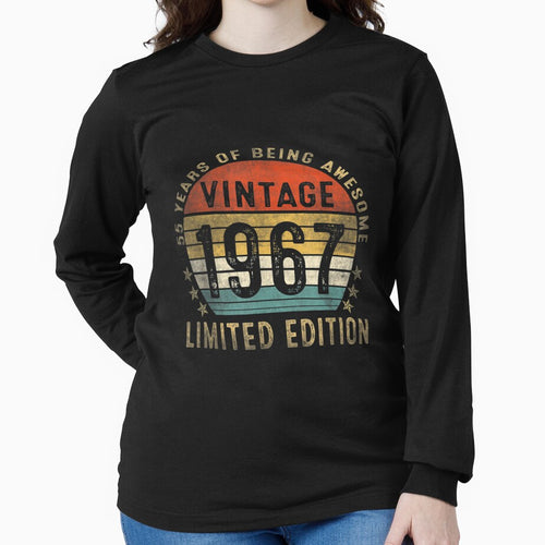 55 Yrs Old Gift Vintage 1967 Limited Edition 55th Birthday by aprilsav