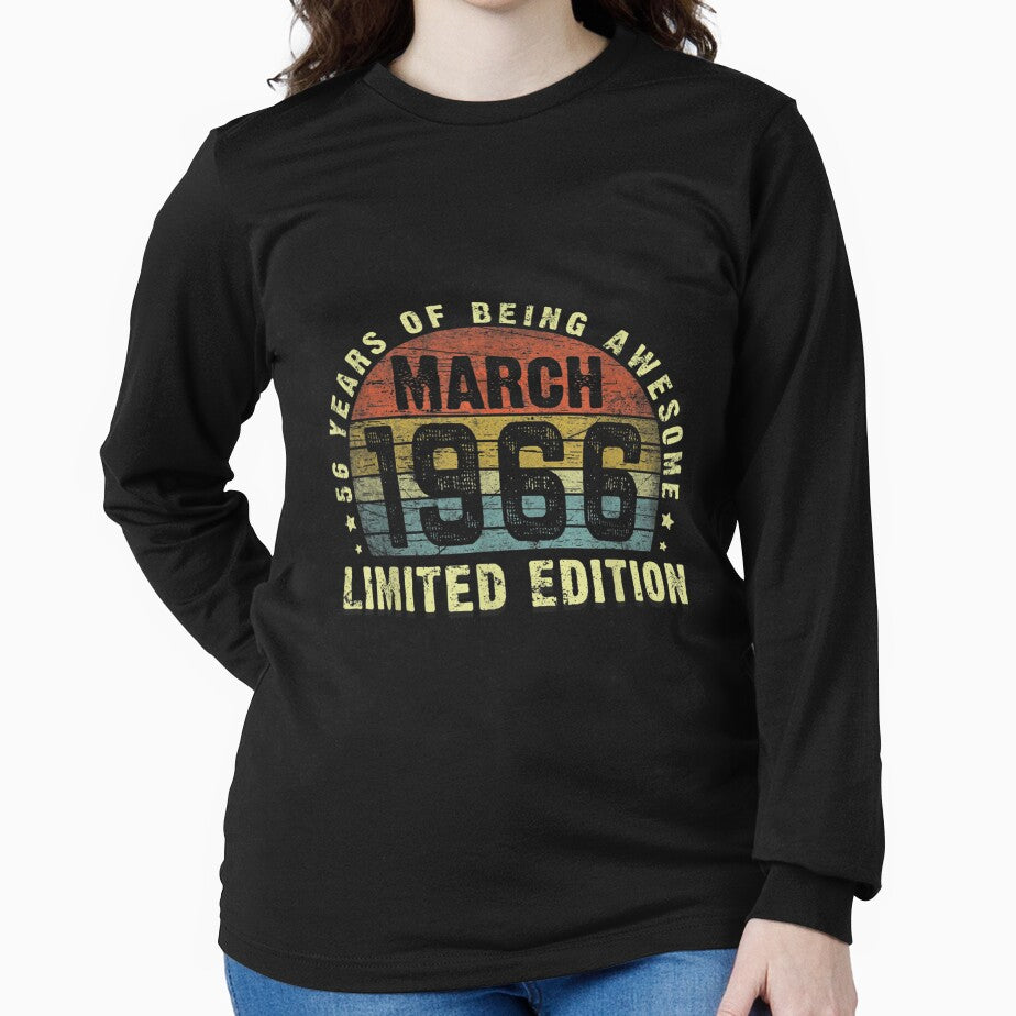 Vintage March 1966 Limited Edition 56th Bday 56 Years Old by 77tara