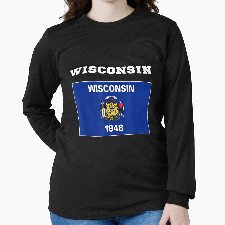 Wisconsin Flag Souvenir Gift by suzanso