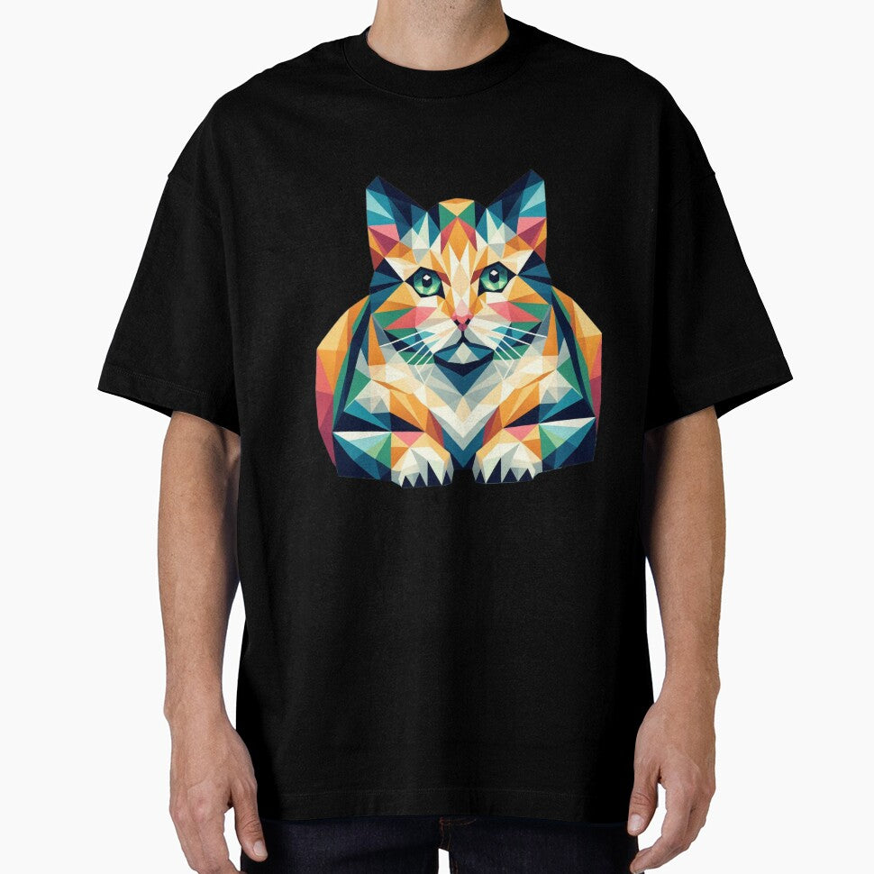 Cute geometric colorful cats 28 by slamnoah