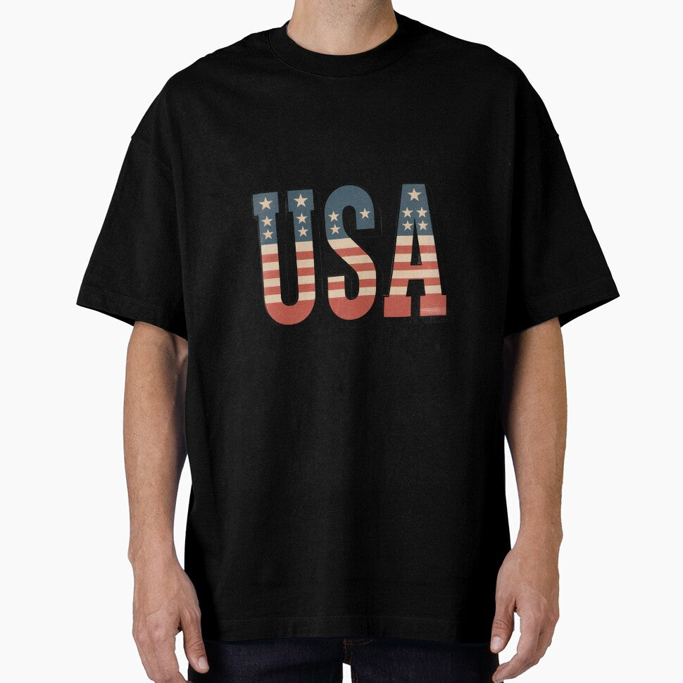 Retro USA Typography Vintage Americana by OldGloryForge