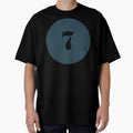 Number Seven (7) in Blue Circle by Ching Teoh