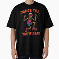 Dance Till You’re Dead – Retro Disco Skeleton 80s Halloween Design by MythoWorldddd