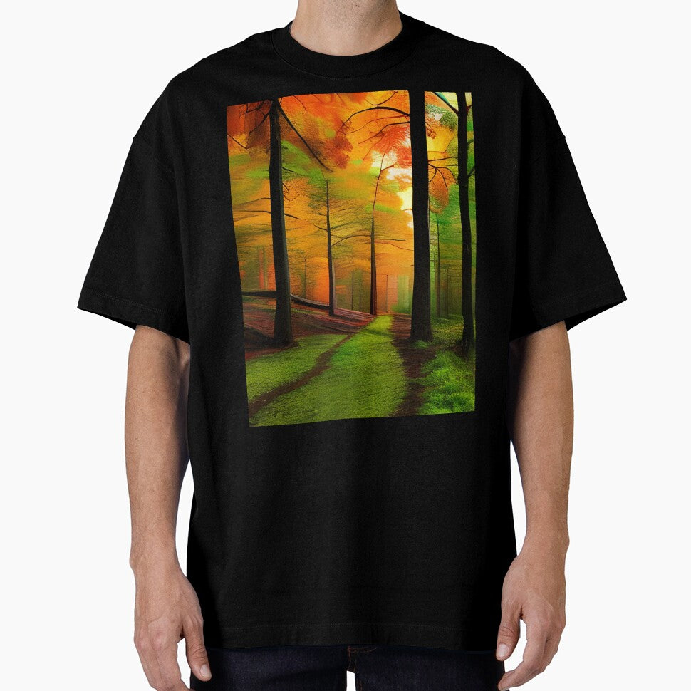 Yellow trees in the forest by brandway