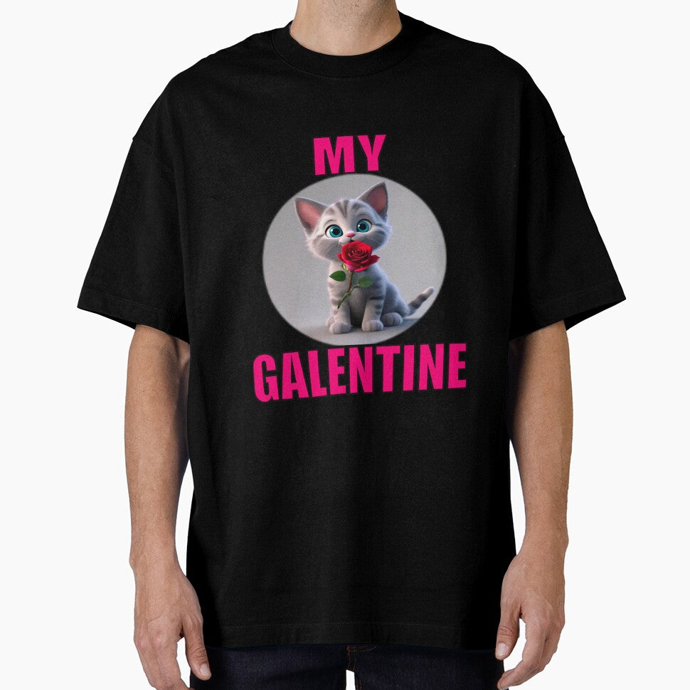 Really Super Cute kitten on Galentines day and Galentines party, gift idea for Galentines day by sailorsam1805