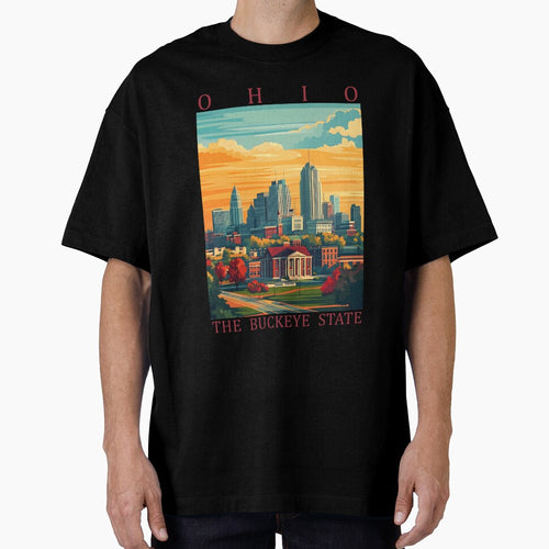 35 Ohio Travel Poster by Lucy Goosy Art