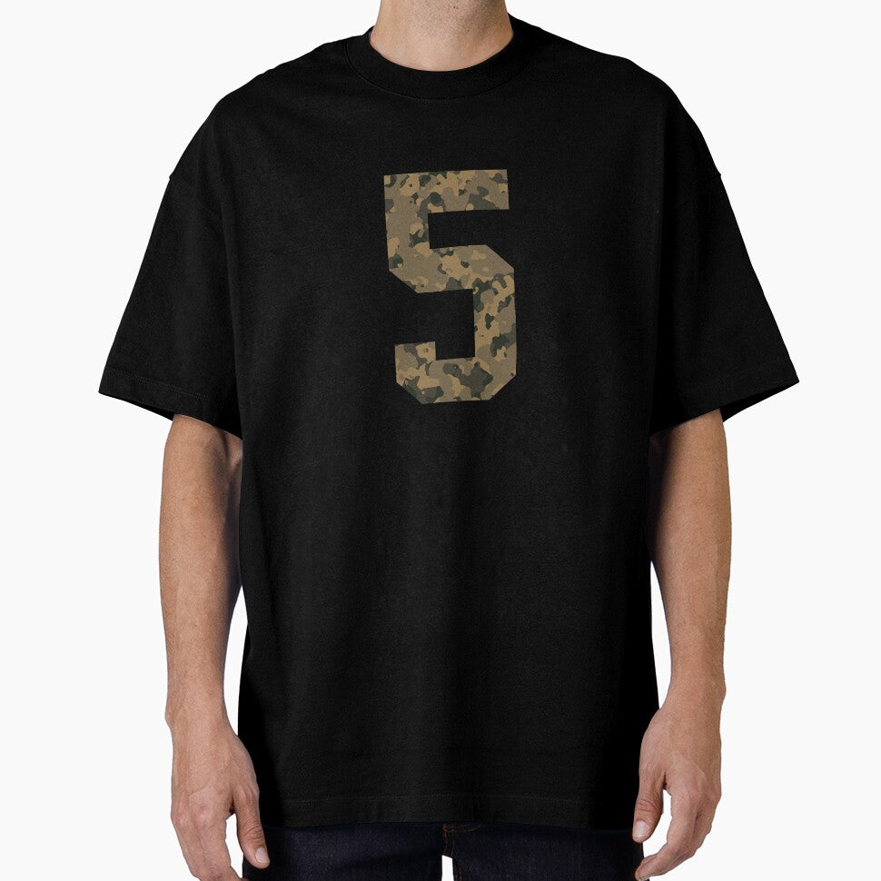 Army Camouflage Number 5 - Sports Numbers by NECHSTORE