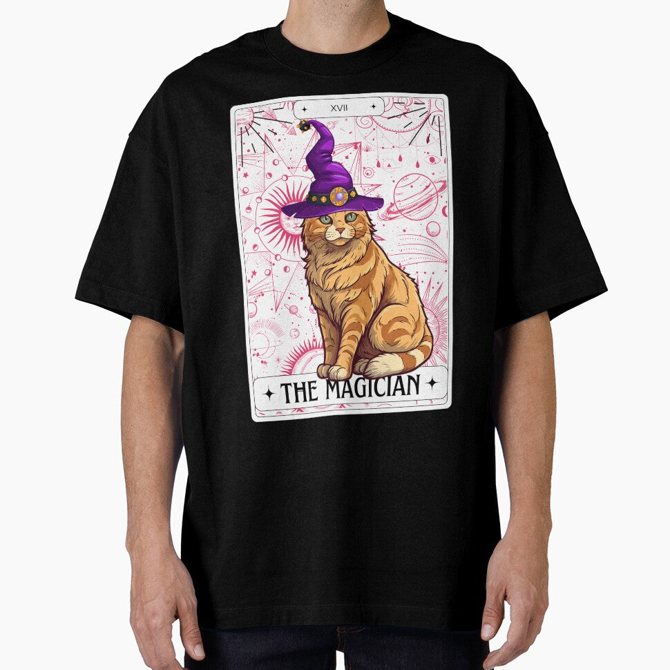 Tarot Card Orange Cat The Magician by BettySpicer