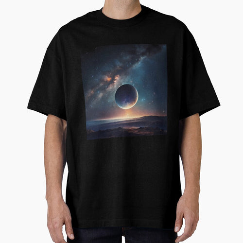 A starry sky on the planet in universe by TatStudio55