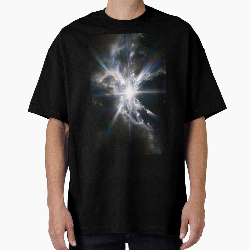 Rogue Star Explosion Cosmic Light Space Supernova Sci fi Art for Mens by lematworks