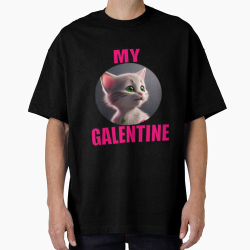 A Super Cute kitten on Galentines day and Galentines party, gift idea for Galentines day by sailorsam1805