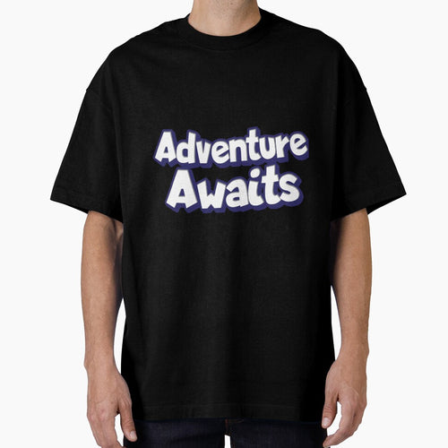 Adventure Awaits text Sicker by Sticktle