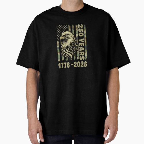 250 Years 4Th Of July Eagle Camouflage Camo Us Usa Flag by Trungles-tee