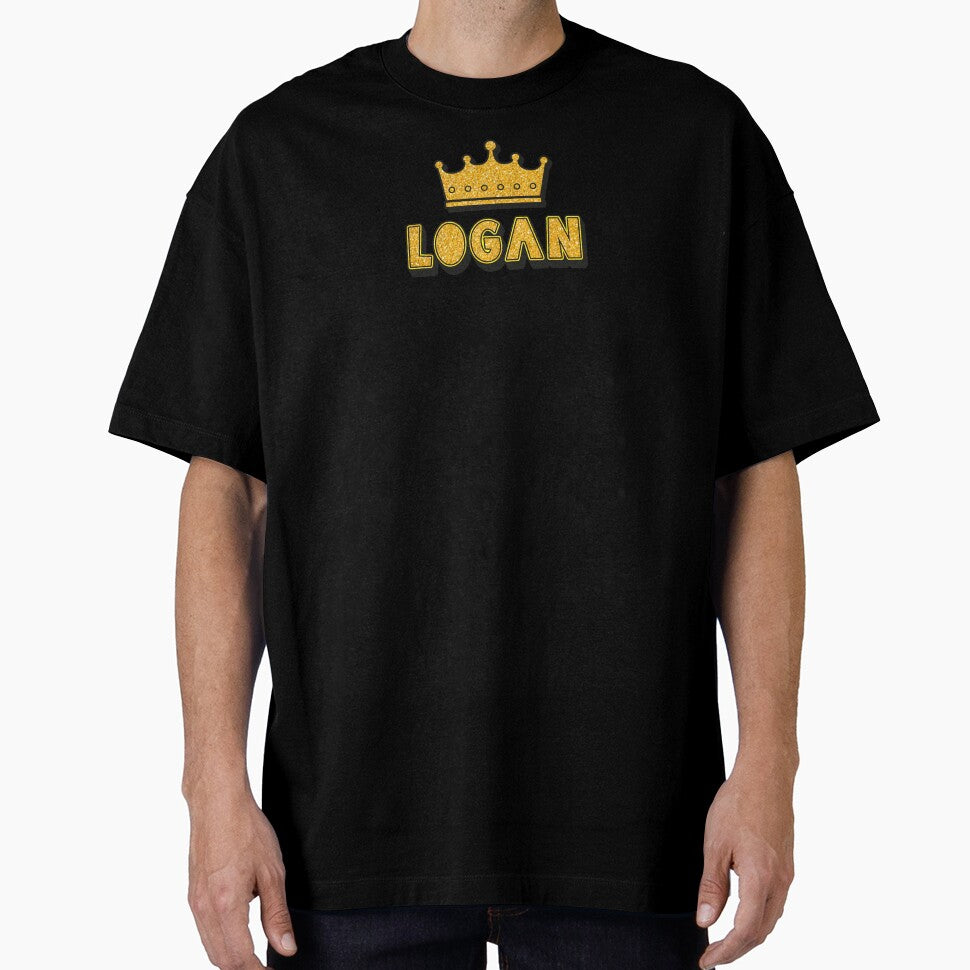 Logan Personalized Name With Crown - Cool & Funny Custom Gift for Men and Boys by Oussinc