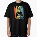 Level 7 Unlocked Gamer Birthday Retro Gaming Style by FGTV2021