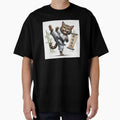 Funny Tabby Cat Karate Master High Kick Design for Cat Lovers by Vibe-Studio