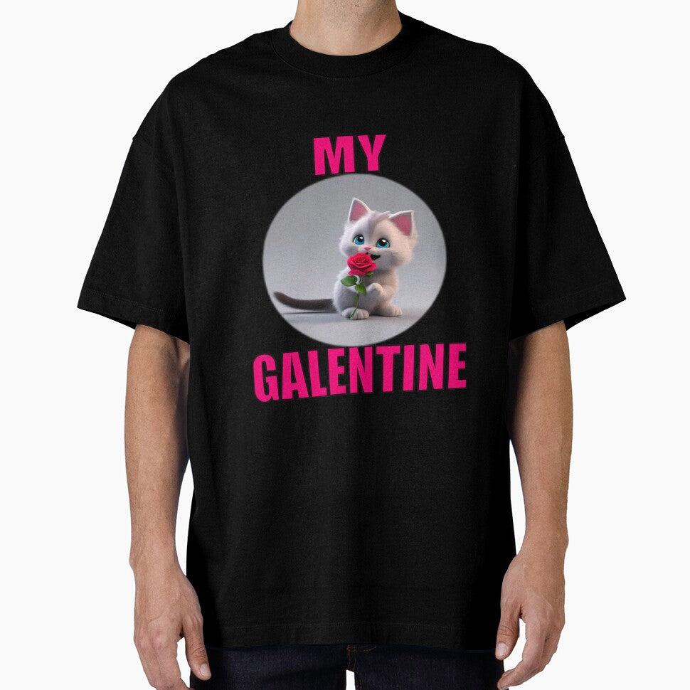 Very Cute kitten on Galentines day and Galentines party, gift idea for Galentines day by sailorsam1805