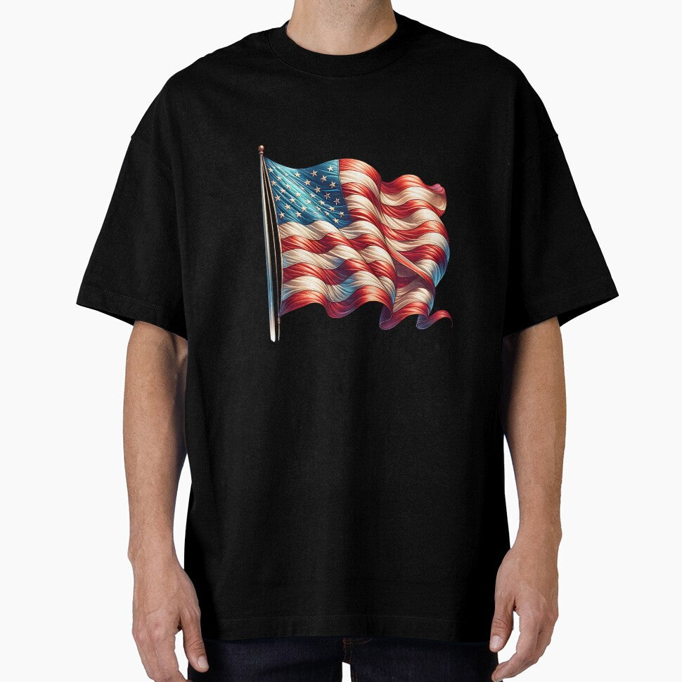 Patriotic American Flag – USA Pride Graphic Design by artedigital99