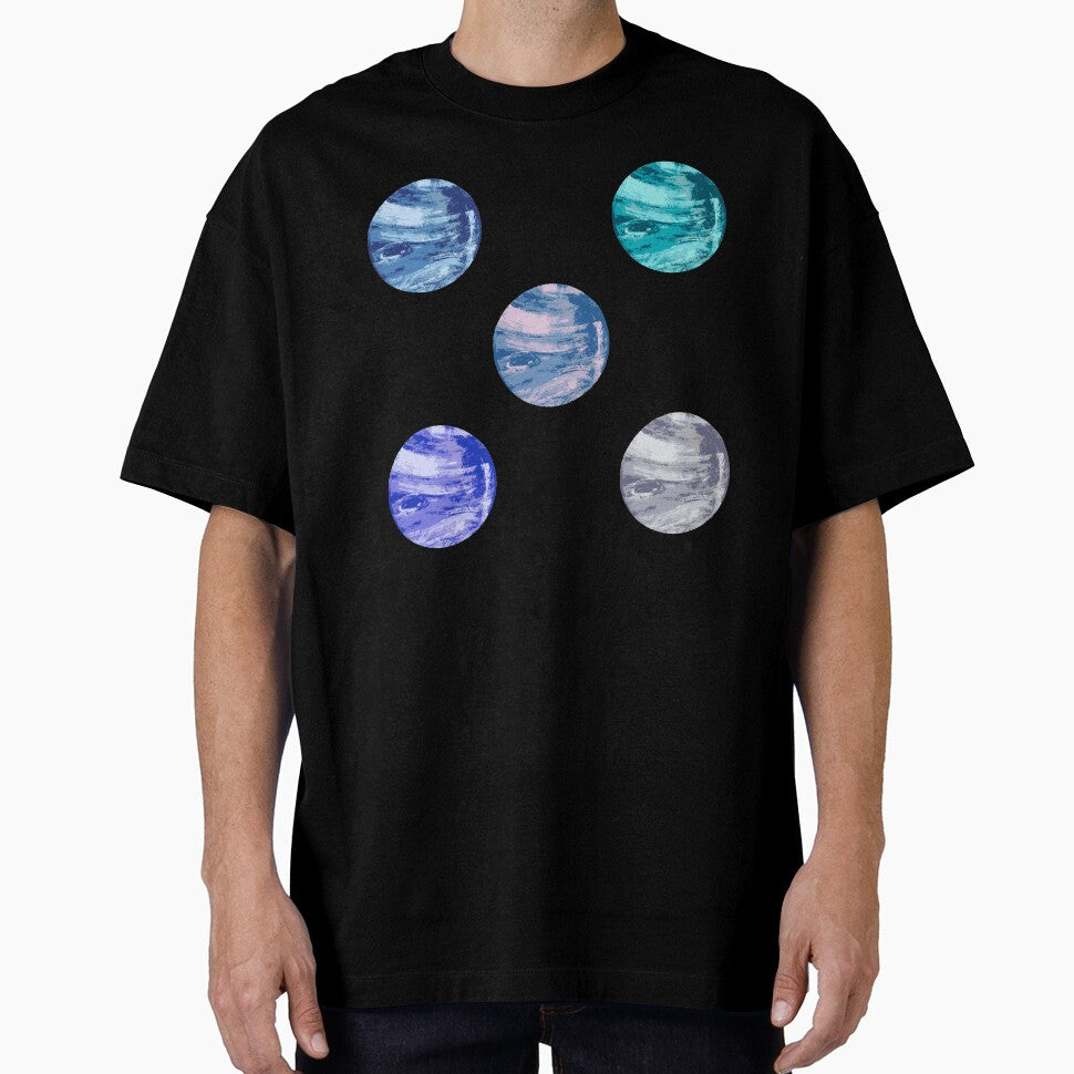 Planets and planets watercolor sticker by DesignPMG
