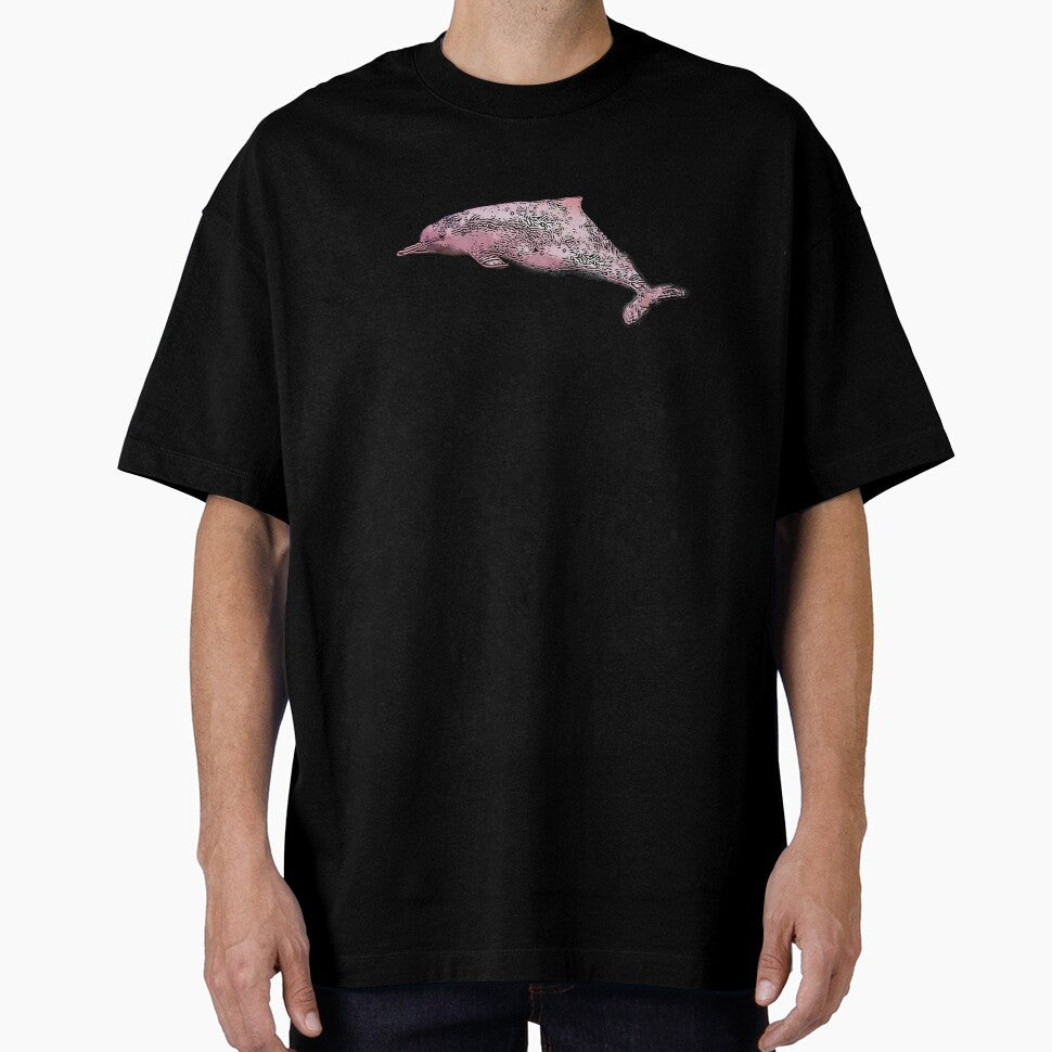 Amazon River Dolphin Black Alternate Design by designsasstultd