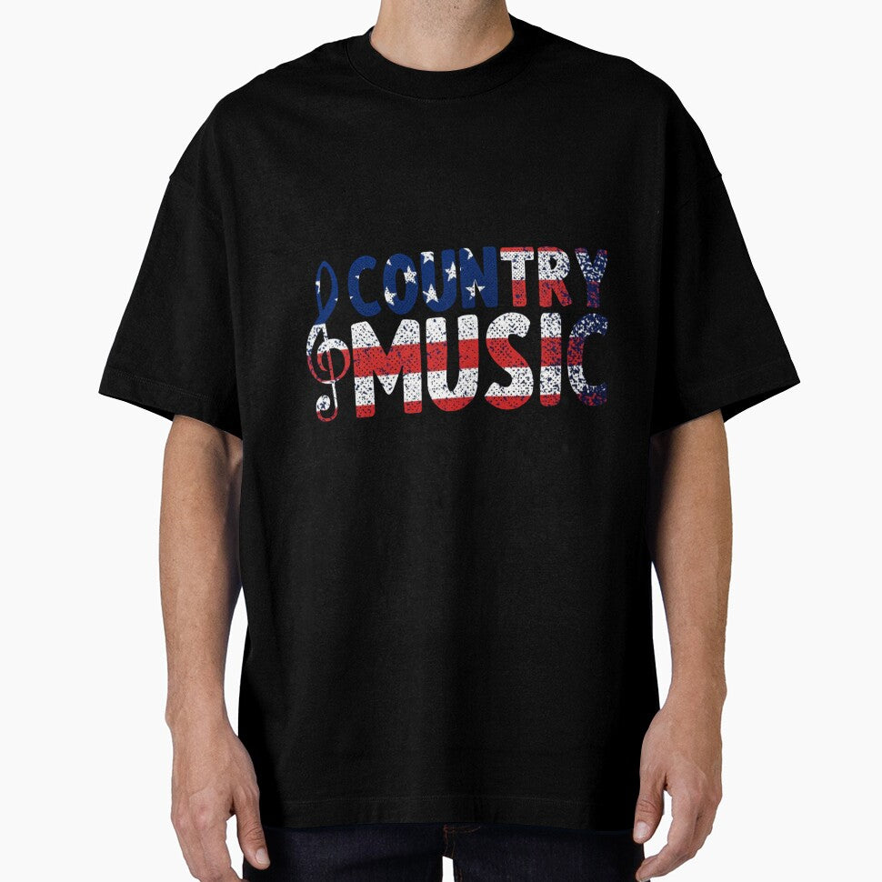 Country Music USA Retro Vintage Guitar by CarleAnderson