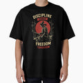 Discipline Today Freedom Tomorrow Samurai T-Shirt by phsycartwork