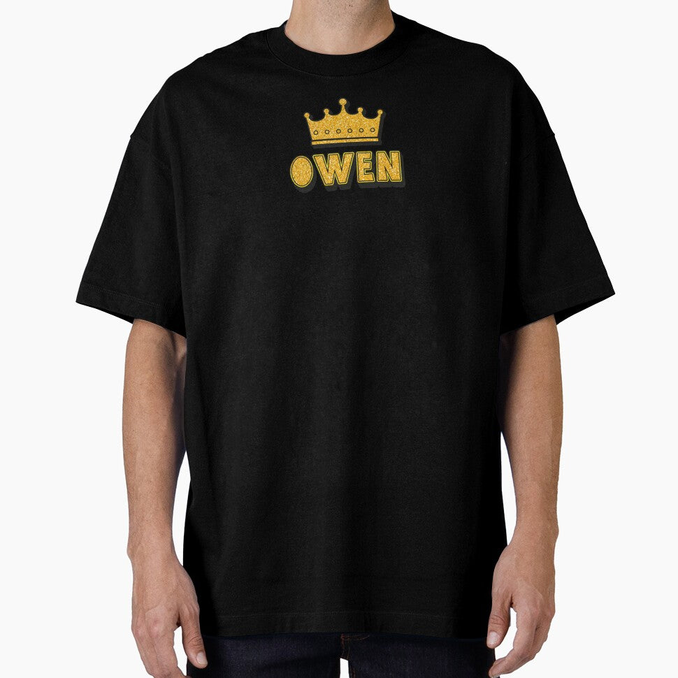 Owen Personalized Name With Crown - Cool & Funny Custom Gift for Men and Boys by Oussinc