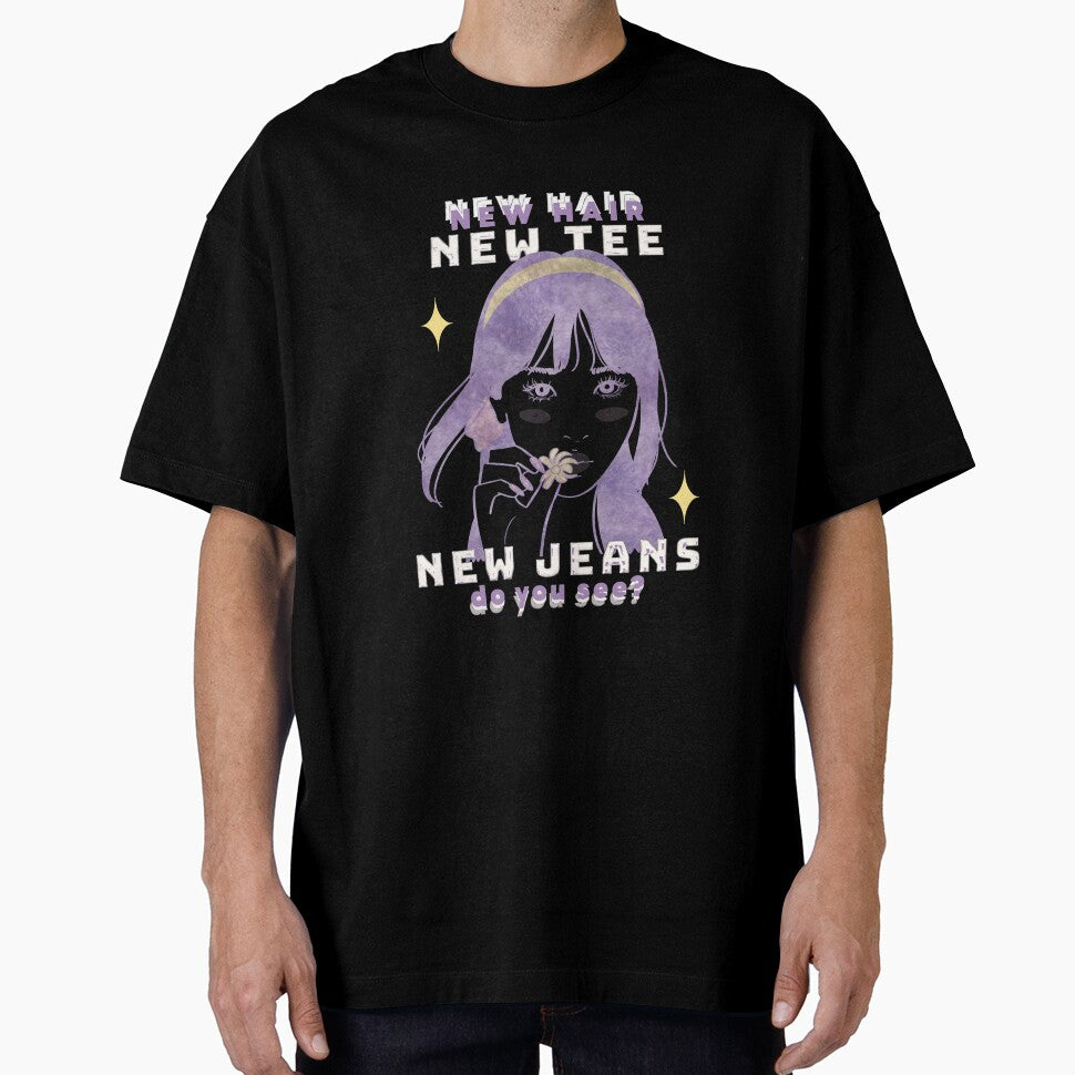 New Hair, New Tee, New Jeans, do you see? by hibuttery