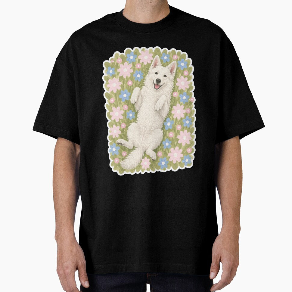 White Swiss Shepherd Dog Illustration | Majestic and Loyal White Swiss Shepherd Art by GoodyPaws