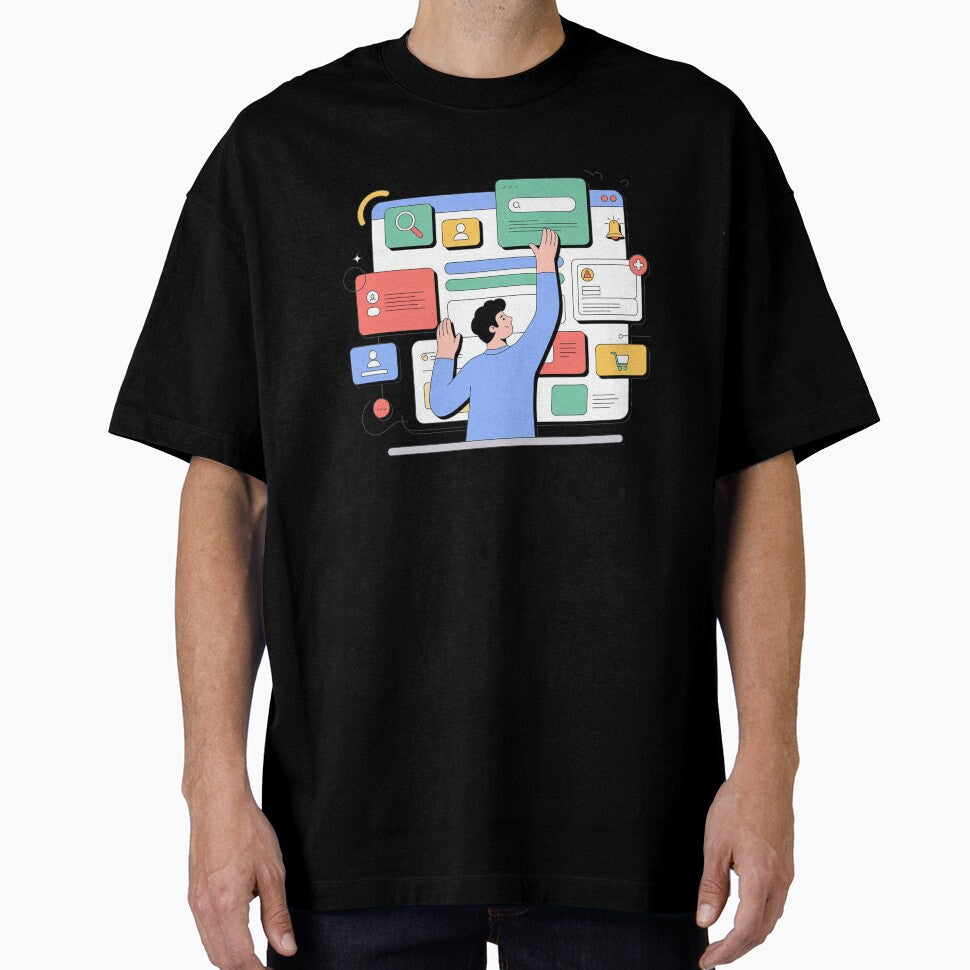 Man Building Online Store From 0 to Success by YounexxART
