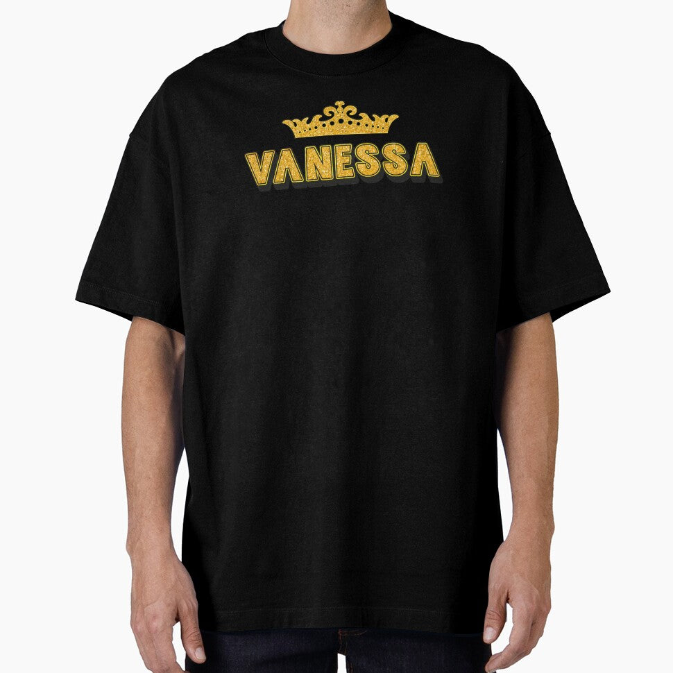Vanessa Personalized Funny Custom Name Crown Design by Watsonarts