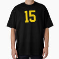 Bold Yellow Sports Number 15 by NECHSTORE
